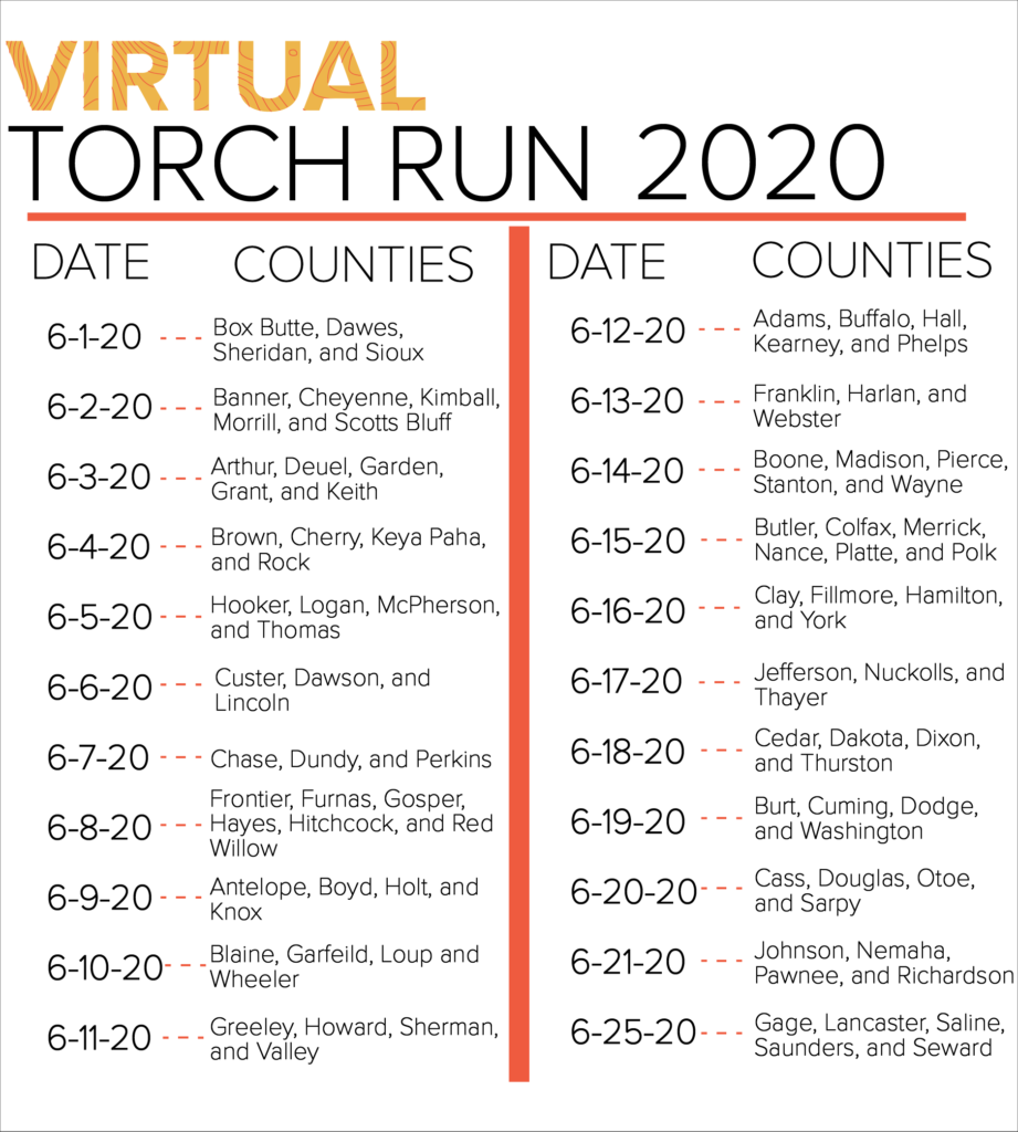 Torch Run Cornhusker State Games